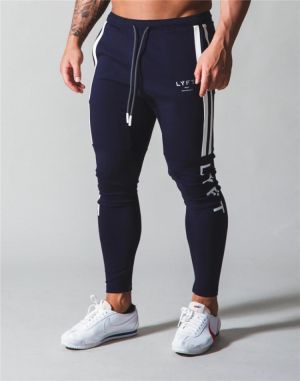 Side Stripe 2020 JP&UK New Autumn Men Gym Training Jogging Pants Men Joggers Slim Fit Sweatpants Cotton Running Sport Pants