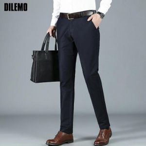 2021 Modal Fabric New Brand Casual Comfortable Business Men Clothing Fashion Pant Top Quality Korean Long Dress Trousers