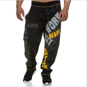 New Running Jogging Pants Men Cotton Soft Bodybuilding Joggers Sweatpants Harem Long Trousers  Fitness Sport Training Pants