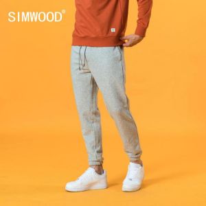 SIMWOOD 2021 Autumn New Sweatpants Causal Comfortable Jogger Trousers Plus Size Back Pockets Drawstring Plus Size Pants SJ131038