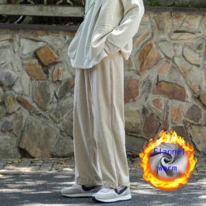 Men pants Loose Corduroy pants man Casual Staight Wide Leg  Pants Mens Spring Trousers Male Fashion Ankle Banded Pant