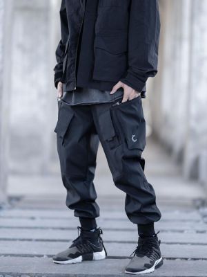 Catsstac  windproof polyester tactical pants multiple pockets techwear ninjawear streetwear futuristic