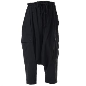 New 2020 Men's Hair Stylist fashion Casual pants cropped Harem pants low crotch plus size costumes