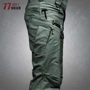 Tactical Cargo Pants Men Military Waterproof SWAT Combat Trousers Male Multiple Pocket Breathable Army Pant Mens Work Joggers