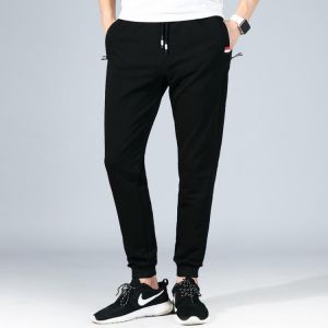 Men's Sweatpants Big Size Large 5xl Sportswear Elastic Waist Casual Cotton Track Pants Stretch Trousers Male Black Joggers 8X