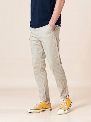 SIMWOO 2021 Spring Summer New Slim Fit Tapered Pants Men Enzyme Washed Classical Chinos  Basic Plus Size Trousers SJ150482
