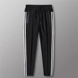 Casual Pant Men's Joggers Sports Small Feet Trousers Hip-Hop Men Pants Three Bar Black Jogging Pants Men All-match 6xl