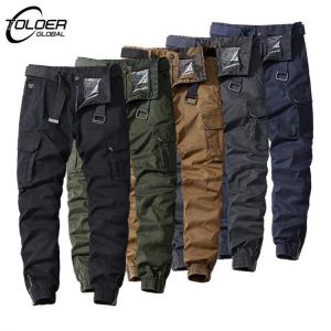 Men's New Cargo Pants Casual Multi-pocket Military Tactical Pant Cotton Running Long Trousers Male Spring Autumn Outdoor Trou
