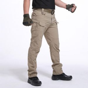 Men's Lightweight Tactical Pants Breathable Summer Casual Army Military Long Trousers Male Waterproof Quick Dry Cargo Pants