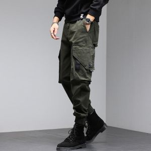 Autumn Military Tactical Pants Multi-Pocket Fashion Black Army Trousers Men Casual Joggers Camouflage Cargo Pants Men Clothes