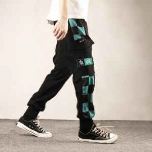 Anime Demon Slayer Casual Pants Cartoon Kamado Tanjirou Agatsuma Zenitsu Tomioka Giyuu Sweatpants Fashion Unisex