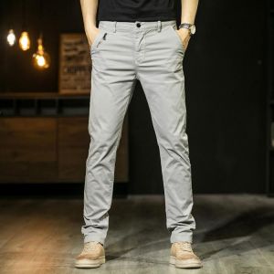 Casual Pants Men With Zipper Army Military Pants Man Clothing Straigh 2021 Summer Thin