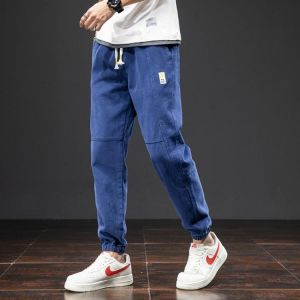 Plus Size Men Jogger Pants Streetwear Ankle-Length Casual Baggy Sweatpants Male Harem Trousers 6XL 7XL 8XL