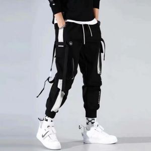 Men Cargo Pants 2021 Streetwear Harajuku Fashion Clothing Jogger Japanese Korean Stylish Running Male Trousers Hip Hop Sweatpant