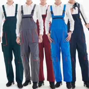 Large Size 4XL Men's Bib Pants Fashion Functional Clothing Men Heavy Duty Work Jumpsuit Coveralls Overalls Mechanic Indoor Pa