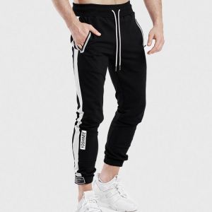 Men Pants Sweatpants Velcro Ankle Fashion Casual Sweat Pants Men Jogger Sports Streetwear
