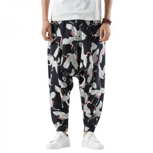 2021 New Fashion Women Cross-pants Crotch Pants,wide Leg Pants One Size Dancing Pants Pantskirt Bloomers Harem Casual Trousers