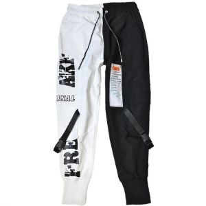 2020 Hip Hop Pants For Men Joggers Casual Streetwear Harem Pants Homme Male Trousers Ribbons Sweatpants