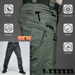 6XL Men Casual Cargo Pants Classic Outdoor Hiking Trekking Army Tactical Joggers Pant Camouflage Military Multi Pocket Trousers