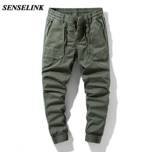 Summer New Army Green Outdoor Cargo Pants Men Tactical Pants Casual Loose Multi Pocket Jogger Cargo Pants Men Big Size 29-38