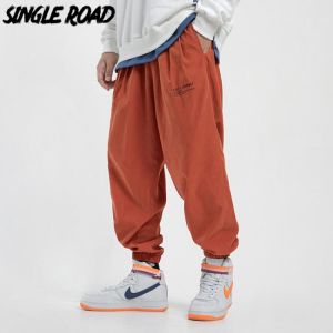 Single Road Mens Harem Baggy Pants Men 2021 Summer Hip Hop Dancing Pants Japanese Streetwear Sweatpants Trousers Joggers Men