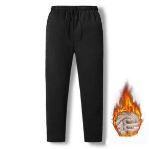 Men's Winter Warm Jogging Pants Fleece Men 5XL Large Size Trousers Fashion Casual Thicken Sweatpants Male Brand Sportwear,GA5