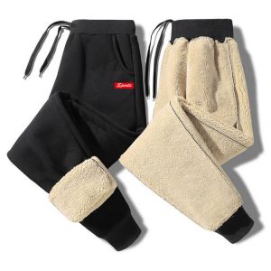 2020 Winter Men Harem Pants Gym Sweatpants Solid Thick Warm Female Casual Pants  Sport Running Workout Fleece Trousers,GA752