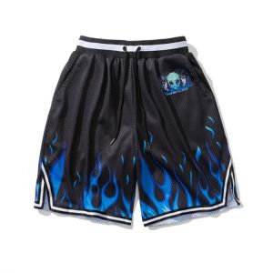 all in one place בגדי גברים Basketball Shorts Men Breathable Cartoons Comics Sweat Shorts Outdoor Running Sports Fitness Short Sweatpants Loose Beach Shorts