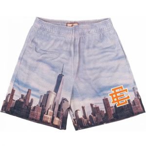 Eric Emanuel EE Basic Short NEW YORK CITY SKYLINE 2021 men's casual shorts fitness sports pants summer gym workout mesh short