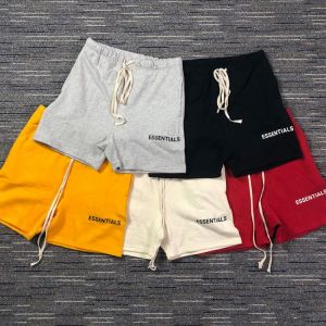 2021 Men's Cotton Fibre Shorts Essentials Letter Printed Shorts High Quality Shorts Fashion Casual  Shorts Men's Hip Hop