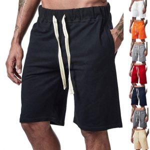 New Men Jogger Casual Slim Harem Shorts Soft Beach Trousers Fashion New Brand Sweatpants Summer Comfy Male Shorts European Size