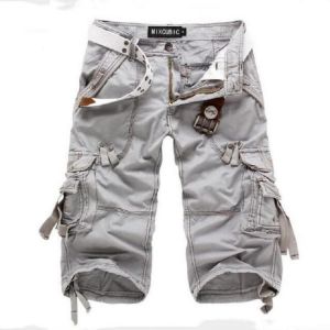 2020 Summer Cargo Shorts Men Casual Workout Military Army Men's Shorts Multi-pockets Calf-length Short Homme Men's Cloth