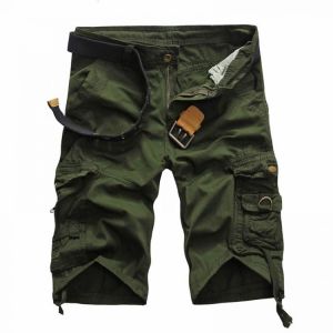 Fahison Military Cargo Shorts Mens Camouflage Tactical Shorts Men Cotton Work Casual Male Short Pants Plus Size