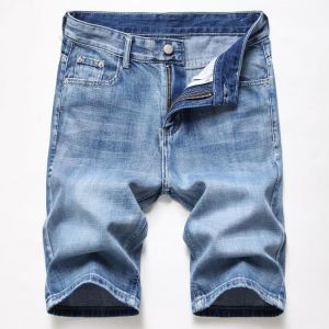 2021  New Fashion Mens Ripped Short Jeans Brand Clothing Bermuda Homme Cotton Casual Shorts Men Denim Shorts Male Plus Size 42