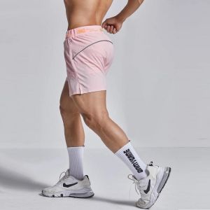Summer sports training fast dry breathable men shorts outdoor running exercise breathable fitness male shorts tight waist shorts