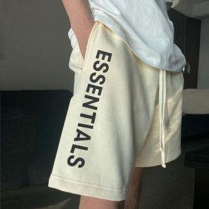 ESSENTIALS Short Men Women 2021 Summer Designer Shorts Black Grey Sweat Harem Trouser Streetwear Shorts Men