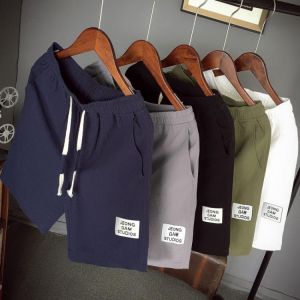 HFYF Men's Japanese Five-point Pants Men's Trendy Plus Size Shorts Summer Sports Beach Pants