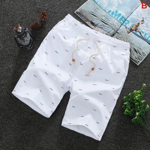2020 Summer Men's shorts Casual Loose Cropped Trousers Sports Shorts Loose Knit Straight Casual Pants Cotton Short Pants New 