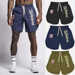 2020 Men Gyms Fashion Fitness Shorts Bodybuilding Joggers Summer Quick-dry Cool Short Pants Male Casual Beach Brand Sweatpants