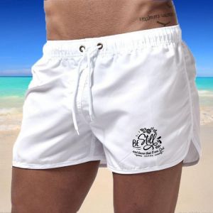 Summer Running Shorts Men Sports Jogging Fitness Shorts Quick Dry Men Letter Print Fashion Men Shorts Sport Gyms Short Pants