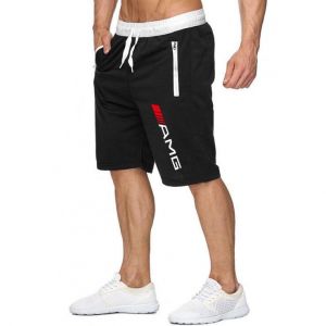 New AMG men's fitness shorts men's summer training men's breathable cotton fast drying sportswear jogging beach sho