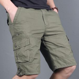 Men's Military Cargo Shorts 2021 Army Camouflage Tactical Joggers Shorts Men Cotton Loose Work Casual Short Pants Plus Size 5