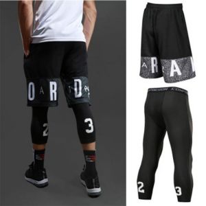 Men's Sports Shorts Gym QUICK-DRY Workout Compression Board Shorts For Male Basketball Soccer Exercise Running Fitness tights