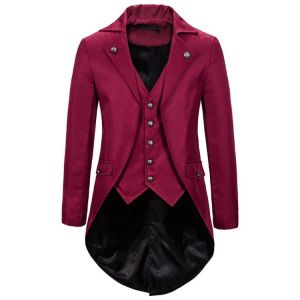 Men's Autumn Winter Evening Dress Tuxedo Men's Turn-down Collar Suit Jacket