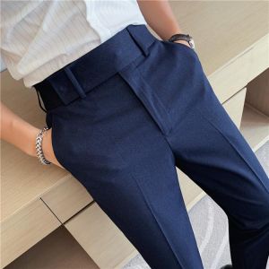 2021 Wedding Dress Pants for Men Business Suit Pant Casual Slim Formal Pants Pantalon Costume Men Suit Trousers Plus size 29-36