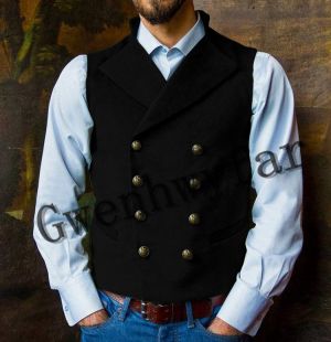 Gwenhwyfar Spring Retro Velvet Casual Slim Waistcoat for Men Wedding European Style Brand Men's Suit Vest