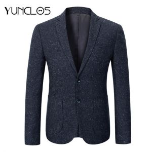 YUNCLOS Business Men Blazer Wedding& Party Suit Jacket Casual Slim Fit Male Blazer Prom Blazers Korean Style Masculino Clothin