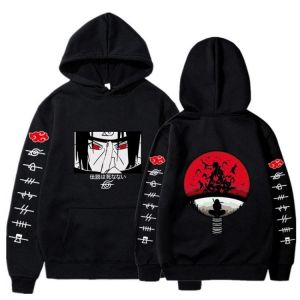 Itachi Hoodie Anime Sweatshirt Uzumaki Akatsuki Sakura Kakashi Sasuke Hinata Hyuga Harajuku Sweatshirts Men Women Clothes