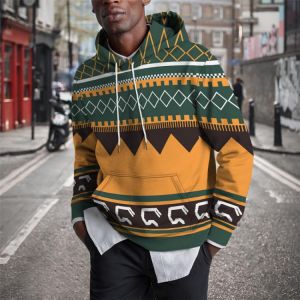 Geometric square men's Sweatshirts Harajuku loose autumn round neck Pullover Hoodie men's long sleeve Pullover oversized