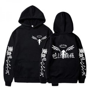 Gambar Valhalla Tokyo Revengers Hoodies Anime Cosplay Pullover Sweatshirts Casual Fashion Printed Hoodie Tops